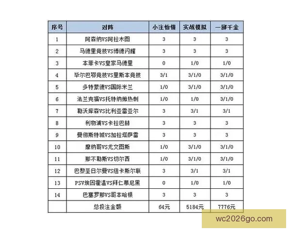 世界杯竞猜策略解析 如何通过胜负投注获取最大回报